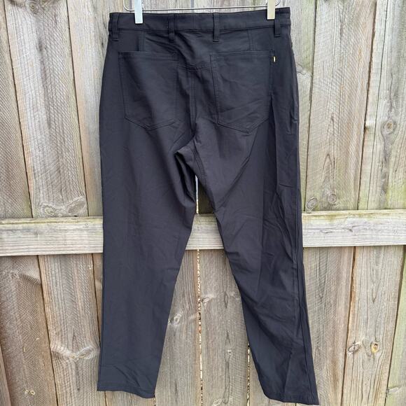 Olivers Pants Slacks Straight Five Pockets Black Classic Work Size 31 Nylon - Picture 4 of 7